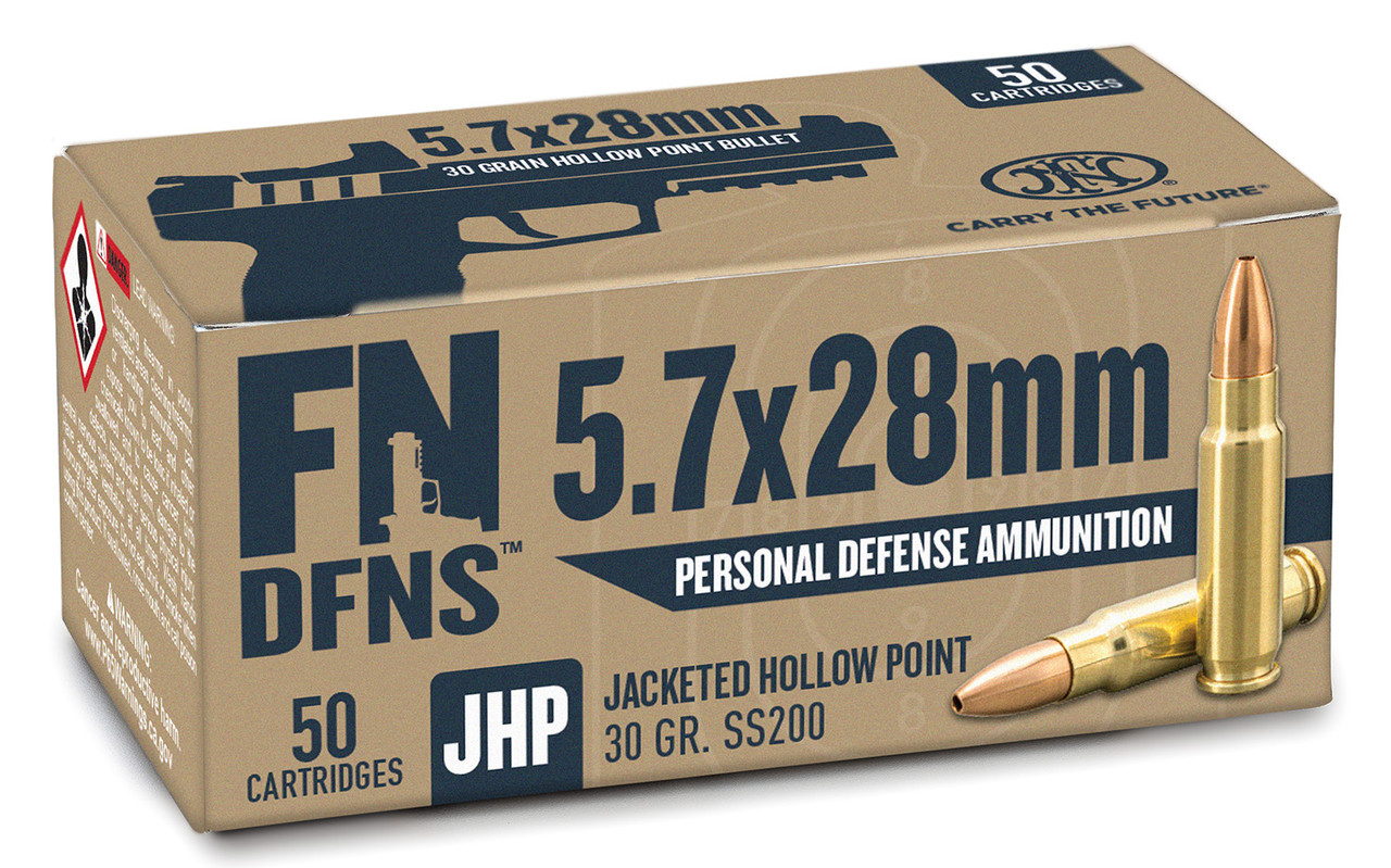 FN SS200 5.7x28mm 30gr, Jacketed Hollow Point 50rd