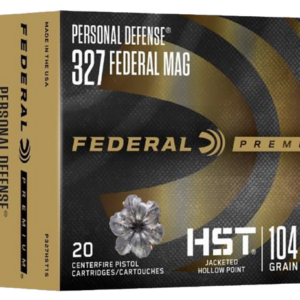 Federal Personal Defense 327 Federal Magnum 104gr, Jacketed Hollow Point 20rd