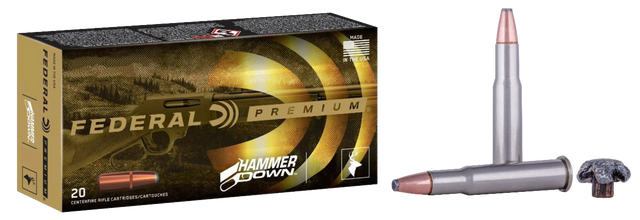 Federal Premium, Hammer Down 44 Magnum 270gr, Bonded Soft Point, 20rd Box
