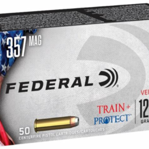 Federal Train + Protect 357 Mag 125gr, Jacketed Hollow Point 50rd Box