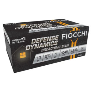 Fiocchi Defense Dynamics 12 Ga, 2.75 1oz, Slug Breaching Slug 10rd
