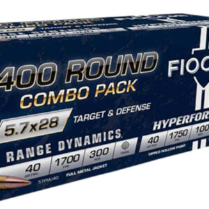 Fiocchi Range Dynamics Hyperformance 5.7x28mm, 40gr, Full Metal Jacket 400rd