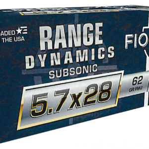 Fiocchi Sub Sonic 5.7x28mm, 62gr Full Metal Jacket, 50Bx 10Cs