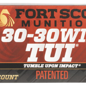 Fort Scott TUI 30-30 Win 130gr, Solid Copper Spun 20rd Box