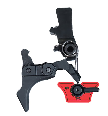 Franklin Armory Curved Drop-In Trigger – Black, Fits Ruger 10/22