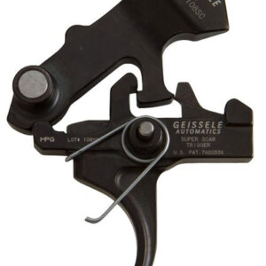 Geissele Automatics 05-157 Super Scar M4 Curved AR Style Mil-Spec Steel Black O