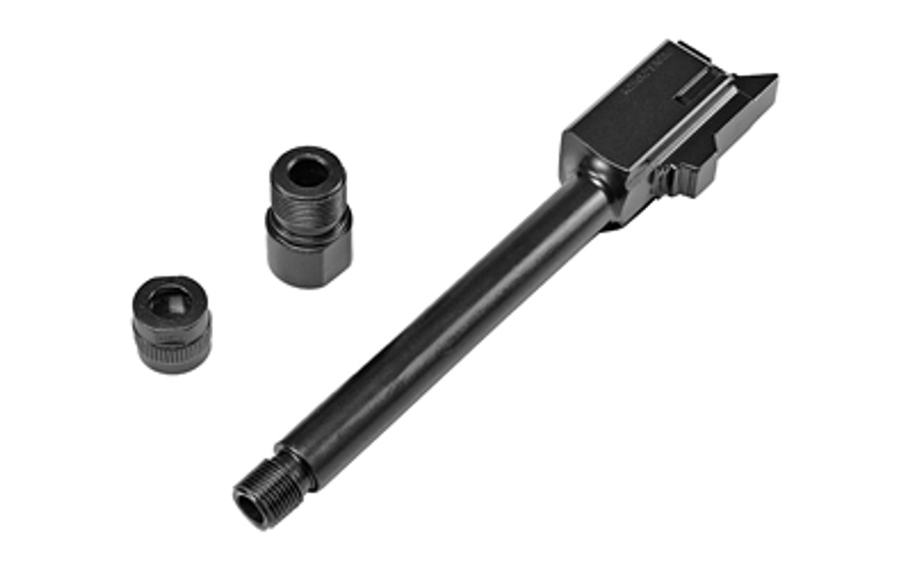 Glock 44 Threaded Barrel – .22LR, M9x0.75 RH Threads, Includes 1/2x28 Adapter & Thread Protector – G44 Only