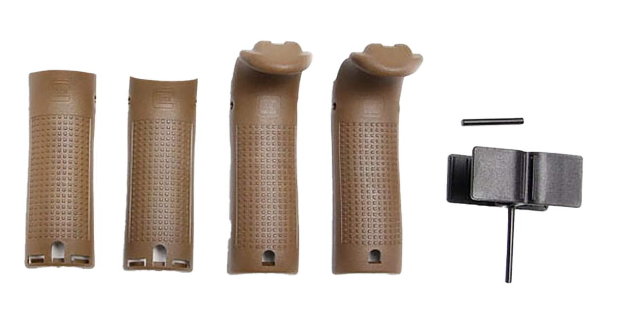Glock Backstrap & Beavertail Set – Flat Dark Earth (FDE) Polymer