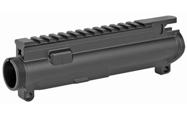 Grey Ghost Precision AR-15 Forged Upper Receiver – Stripped, Black Anodized, M4 Feedramps, No Forward Assist or Port Door, .250" Takedown Pin Holes