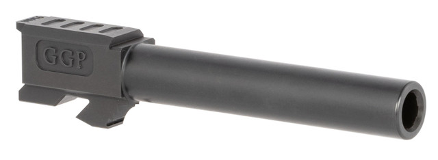 Grey Ghost Precision GGP-17 Match Grade Barrel, Fits Glock 17 Gen3-4 9mm, 416R Stainless Steel Black Nitride Finish