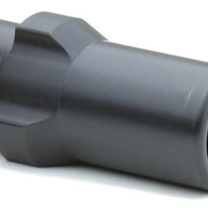 Griffin Armament 3-Lug Adapter – 9mm, 1/2x28 TPI, 17-4 Stainless Steel, Black Melonite QPQ Finish