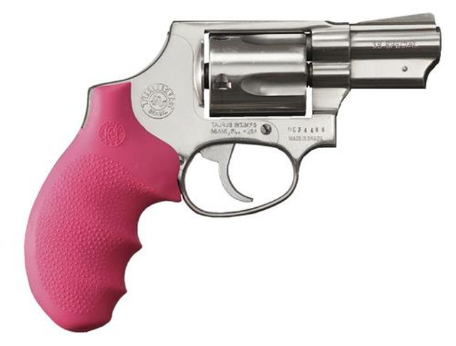 Hogue Taurus 85 Rubber Grip, Finger Grooves Pink