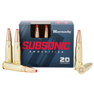 Hornady 7.62x39mm, 255gr Subsonic eXpanding Projectile 20rd