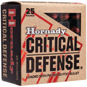 Hornady Critical Defense 9mm 115gr, Flex Tip eXpanding 25rd Box