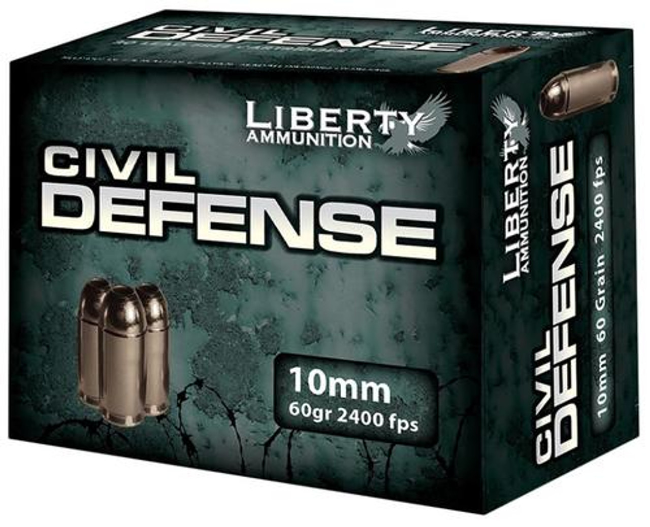 Liberty Civil Defense 10mm 60 gr, LF Fragmenting HP 20rd Box