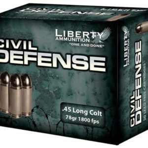 Liberty Civil Defense 45 LC 78 gr, LF Fragmenting HP 20rd