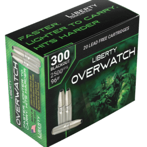 Liberty OverWatch Hunting 300 Blackout 96gr, OCD 20Bx 50Cs