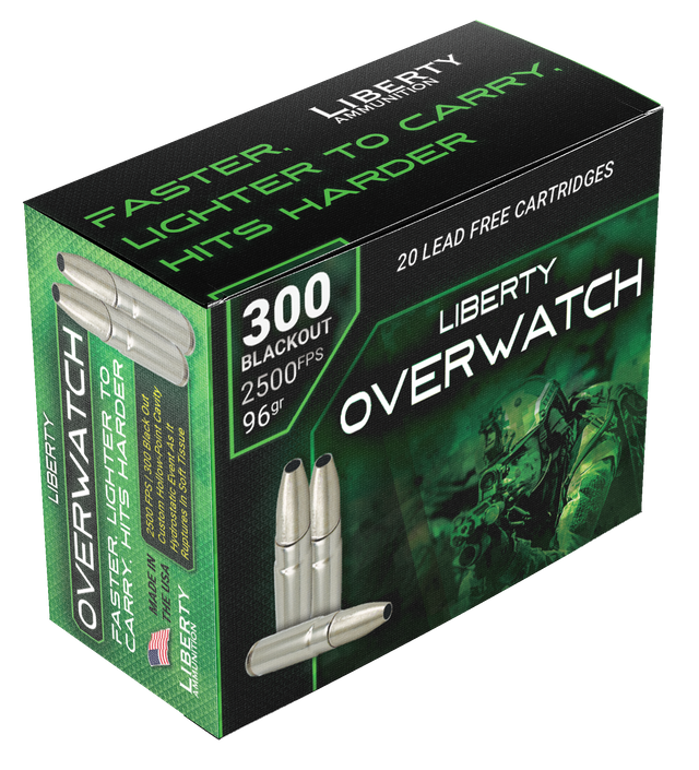 Liberty OverWatch Hunting 300 Blackout 96gr, OCD 20Bx 50Cs