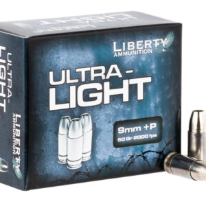 Liberty Personal Defense 9mm 50gr, Monolithic Hollow Point, 20rd Box
