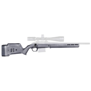 Magpul Hunter American Stock – Gray, Fits Ruger American Short Action, Includes Bolt Action Mag Well & 5rd PMAG 7.62 AC