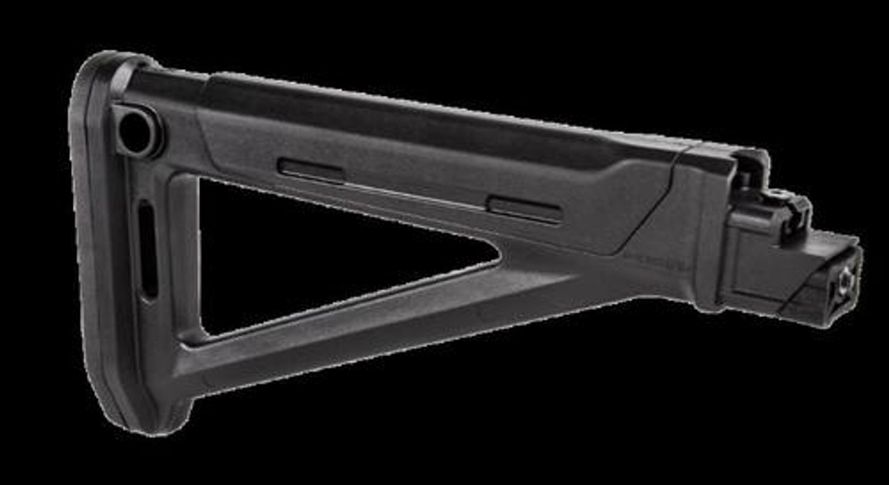 Magpul MOE AK Stock – Black | Fits Stamped AK Pattern Rifles with Single Tang Trunnion