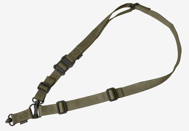 Magpul MS4 Sling GEN2 Ranger Green Nylon Webbing, Swivels for AR Platforms