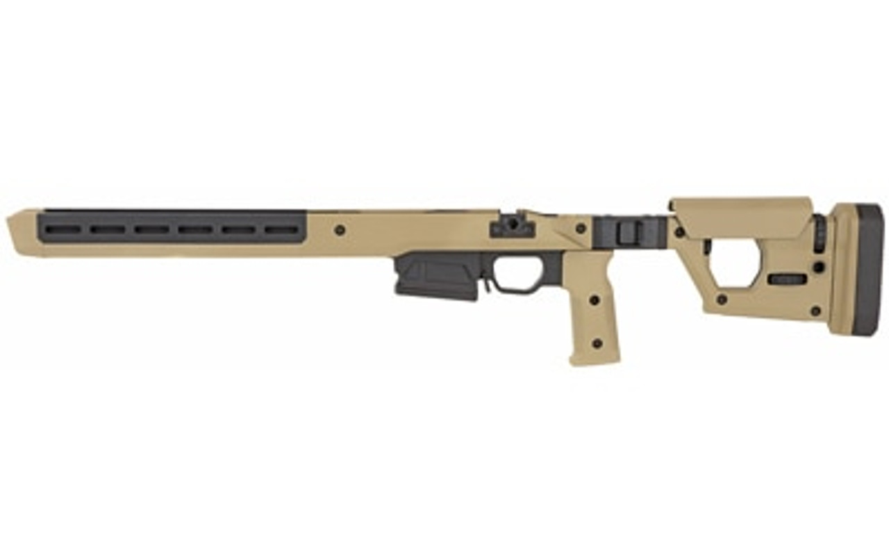 Magpul Pro 700 Fixed Stock – Flat Dark Earth, Fits Remington 700 Short Action, Aluminum/Polymer Construction