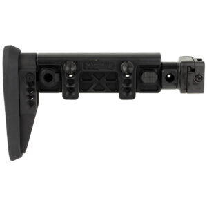 Midwest Industries Alpha Folding Stock – Black, Fits AK-Platform with 1913 Picatinny Rail Adapter