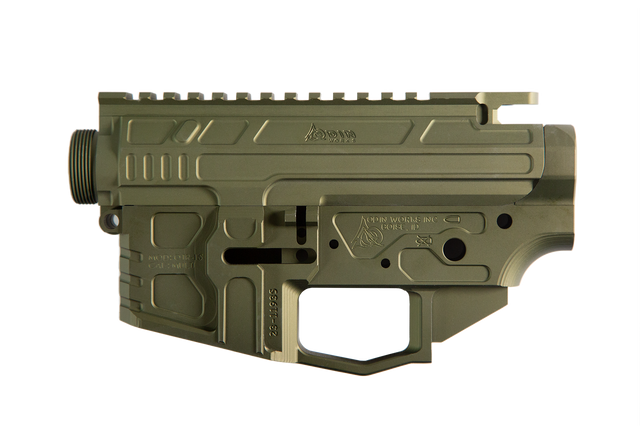 Odin Works OTR-15 Billet Receiver Set – 5.56x45mm NATO | Precision-Machined | OD Green Finish
