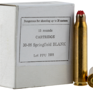 PPU Blank Standard Case 30-06 Springfield, 15rd Box - Not Ammo