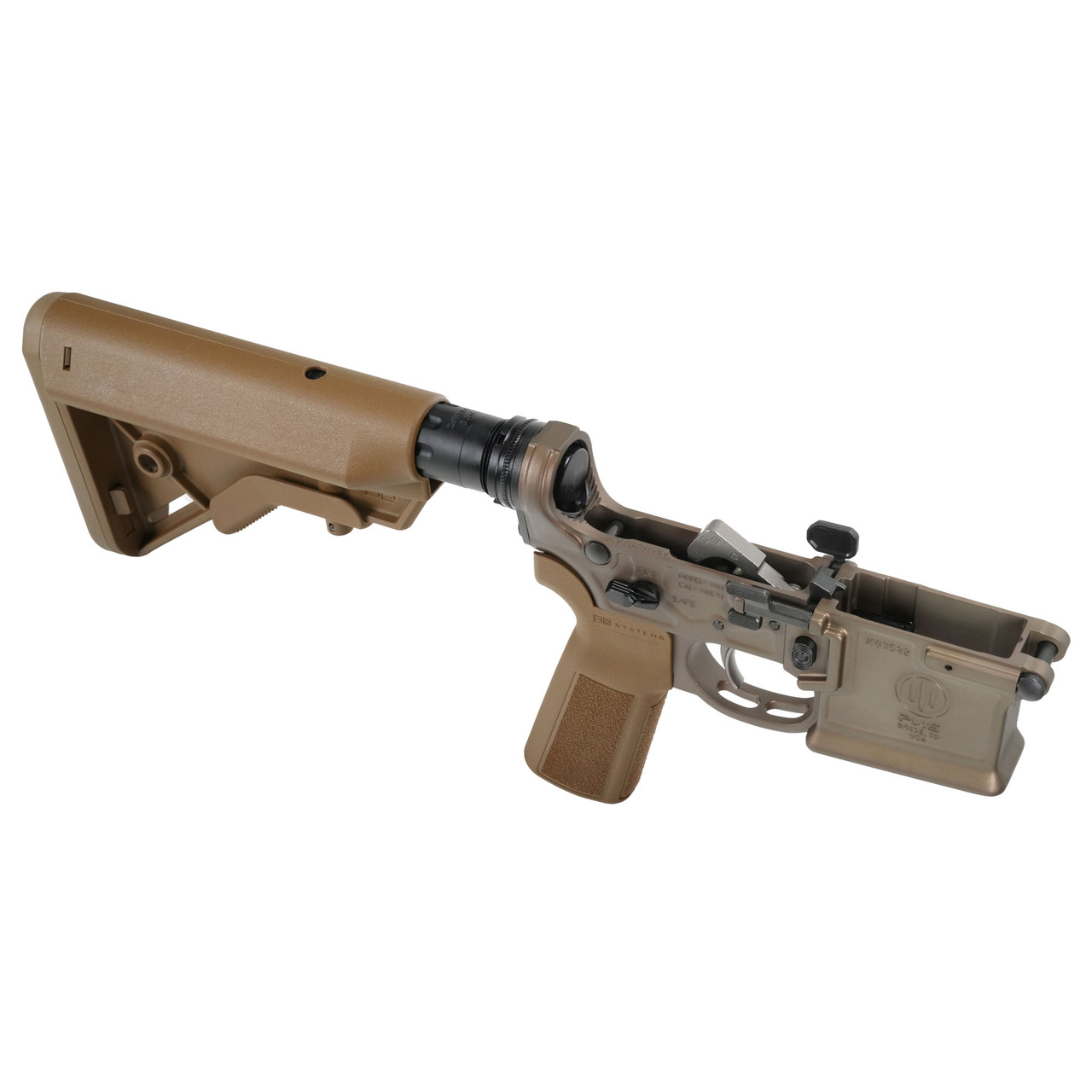 PWS MK1 Mod 2-M Complete Lower Receiver – Multi-Caliber | Kodiak Brown | B5 Bravo Stock