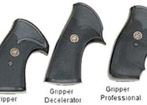 Pachmayr Compact Pistol Grip Pro S&W K/L Frame Round Butt Black Rubber