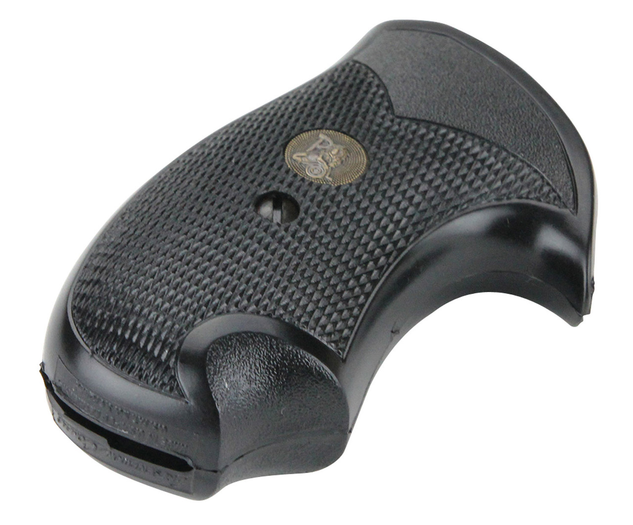 Pachmayr Compact Pistol Grip S&W J Frame, Round Butt, Black Rubber