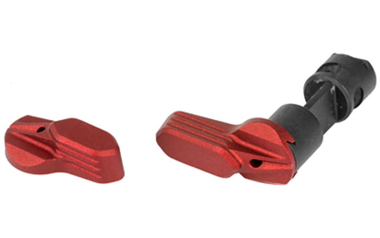 Radian Competition Talon Ambidextrous 45/90 Safety Selector – AR-15 – Long/Short – Red