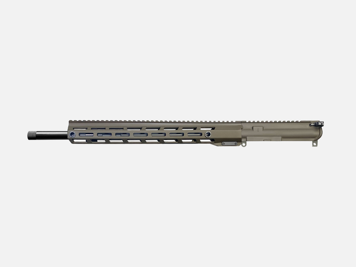Rise Armament 22 ARC Complete Upper – 18" 1:7 Twist Barrel, 1/2x28 Threaded, M-LOK Handguard, Patriot Brown Cerakote, AR-15 Platform