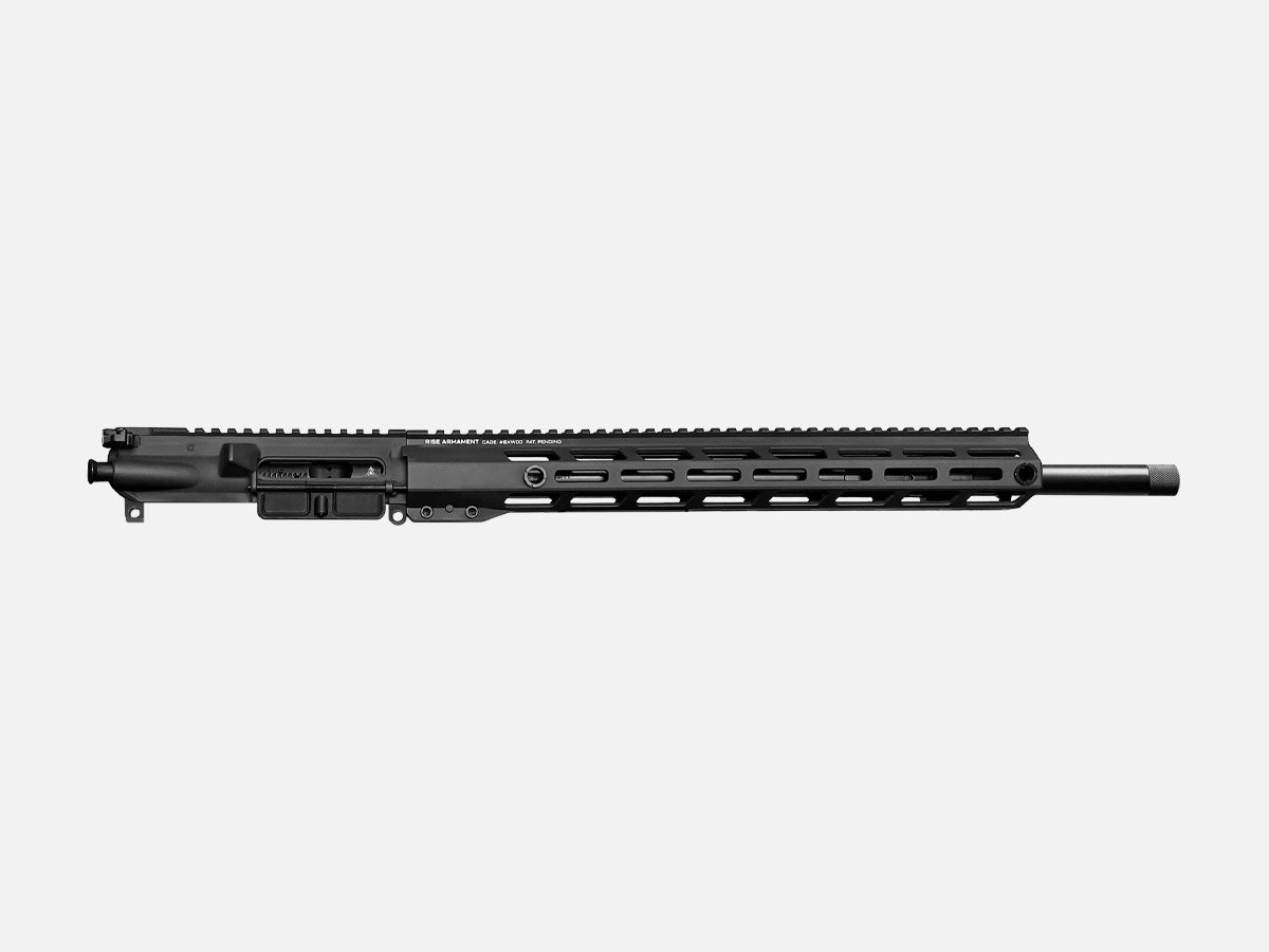Rise Armament 22 ARC Complete Upper – 18" 1:7 Twist Barrel, 1/2x28 Threaded, M-LOK Handguard, Patriot Brown Cerakote, AR-15 Platform