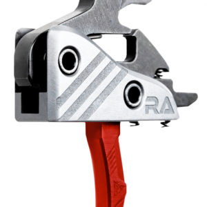 Rise Armament Blitz Trigger, For AR15/AR10/AR9, Single Stage, Red Trigger Blade
