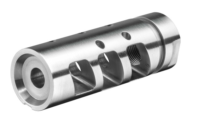 Rise Armament RA-701 Compensator – .308 Win / 7.62 NATO, 5/8x24 TPI, Stainless Steel