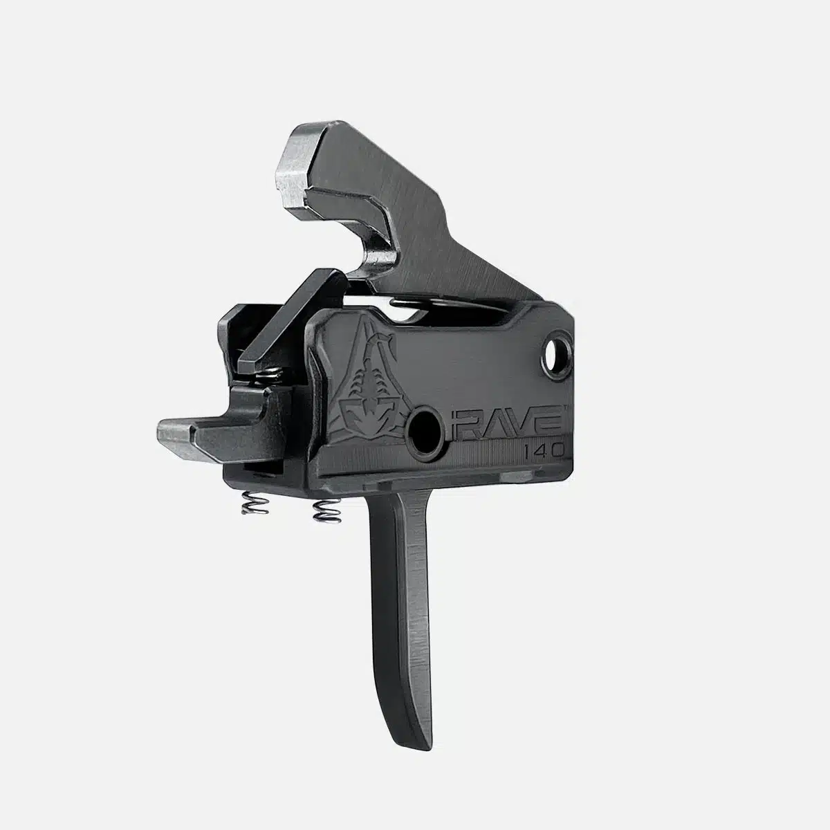 Rise Armament Super Sporting Trigger – AR-Platform, Black Hardcoat Anodized, Single-Stage Flat, 3.50 lbs