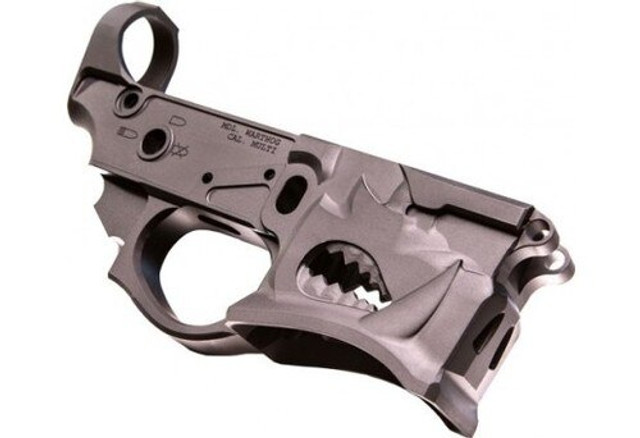 SHARPS BROS LLC Warthog Stripped Lower AR-15 Multi-Caliber Black Hardcoat Anodized