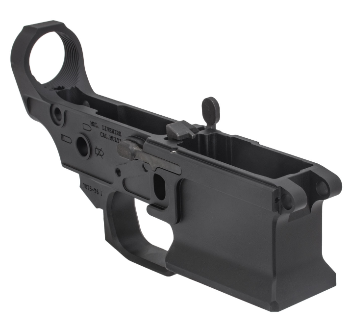 Sharp Bros Livewire Stripped Lower Receiver, Black