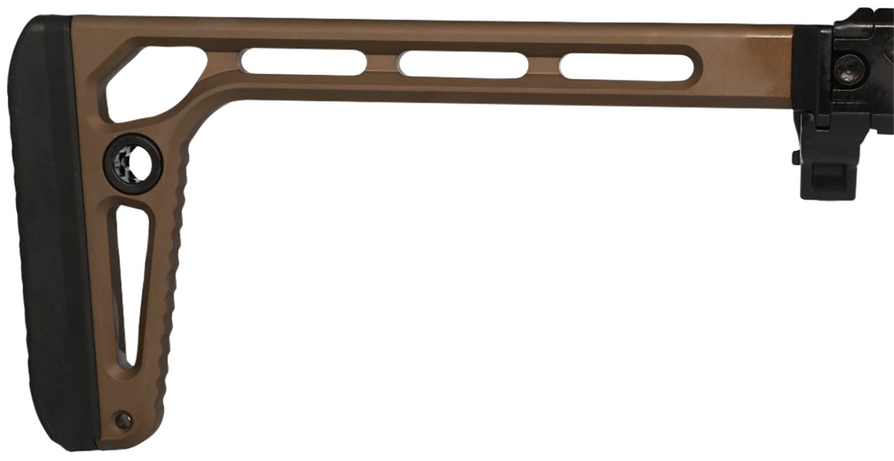 Sig Sauer Minimalist Plus Stock – 9 OAL, Coyote Brown, Fits Sig MPX/MCX Platforms