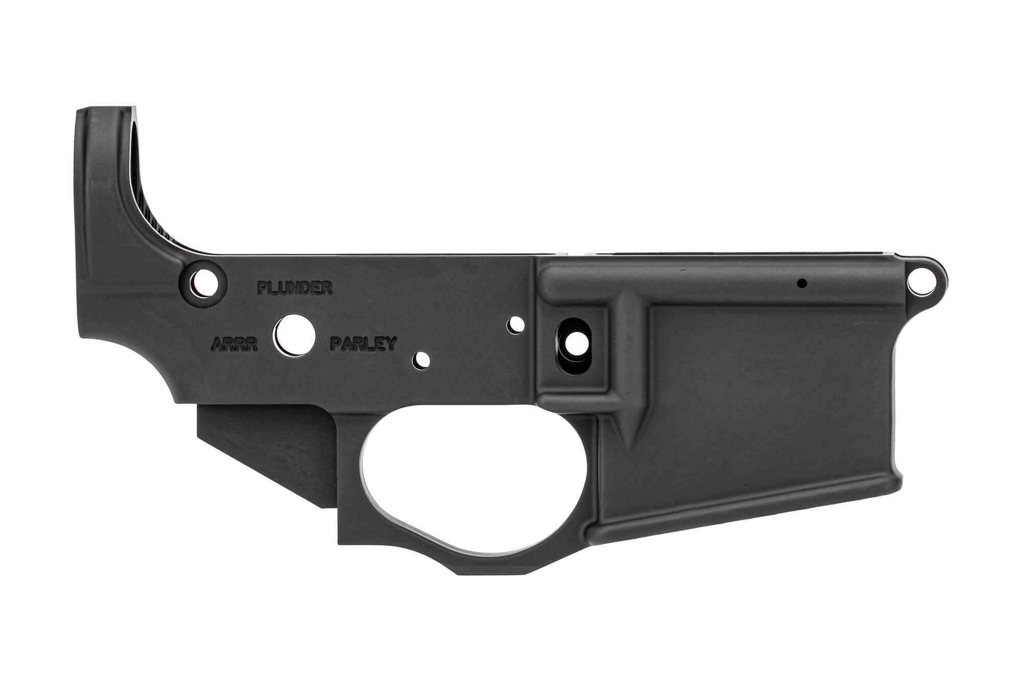 Spike's AR-15 Stripped Lower, Calico Jack Flag, Color Filled, 223/556