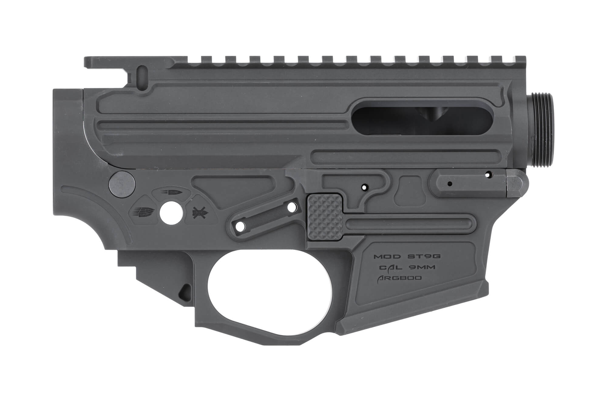Spike's Tactical AR9 Receiver Set, Uses Glock Mags, Black