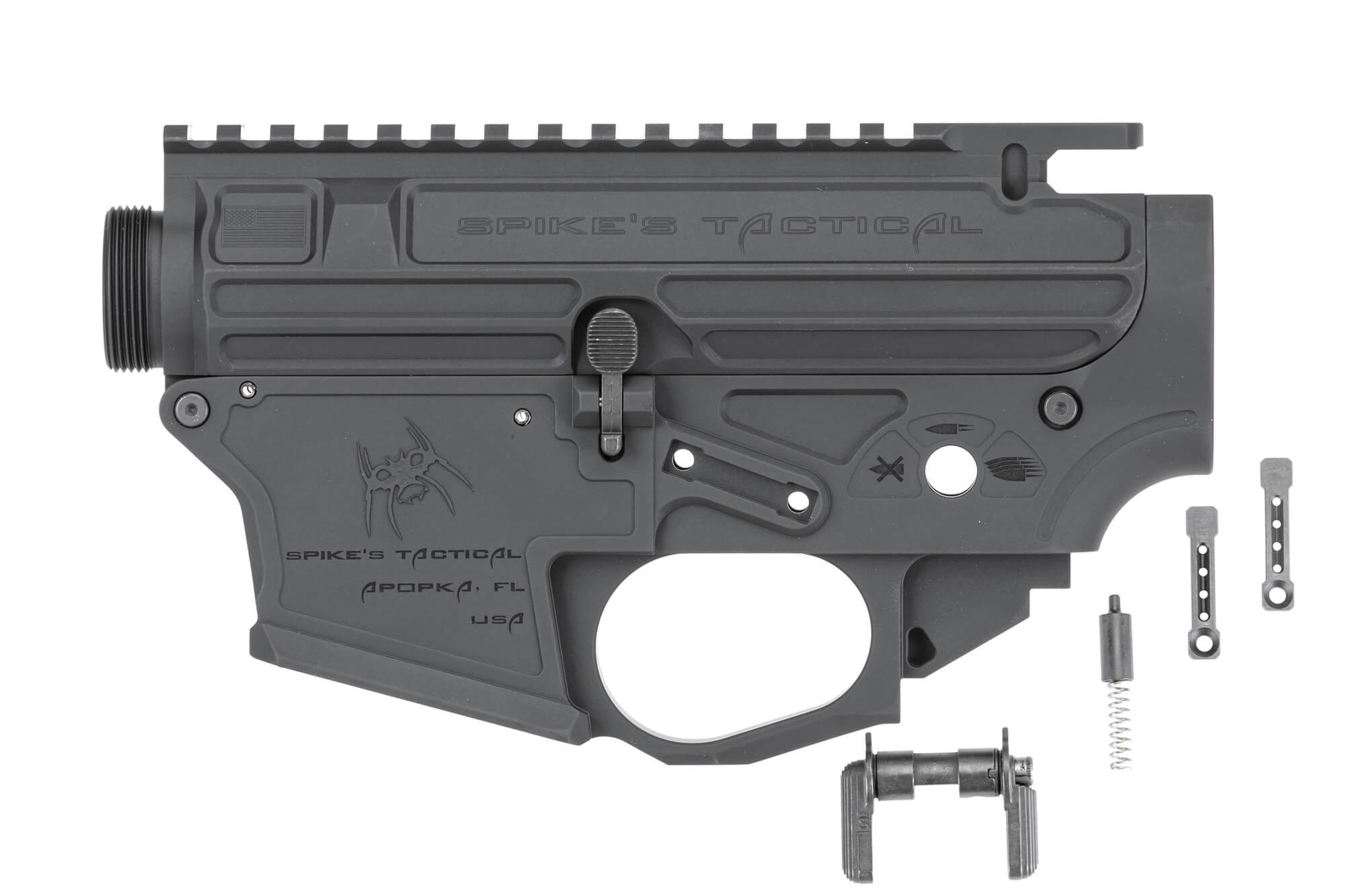 Spike's Tactical AR9 Receiver Set, Uses Glock Mags, Black