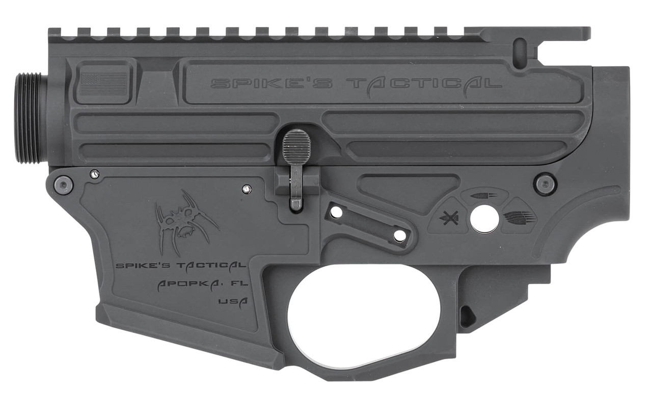 Spike's Tactical AR9 Receiver Set, Uses Glock Mags, Black