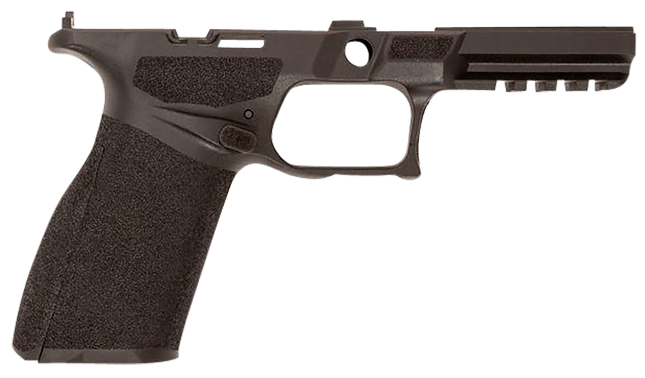 Springfield Echelon Grip Module Medium, Standard Texture, Black Polymer, Ambi Mag Release, 3 Backstraps