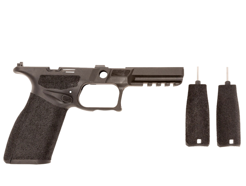 Springfield Echelon Grip Module Small, Standard Texture, Black Polymer, Ambi Mag Release, 3 Backstraps