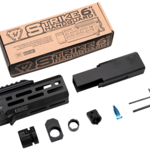 Strike Industries 6" M-LOK Handguard with Faux Suppressor – Black Aluminum, Fits CZ Scorpion EVO with 7.72" Barrel