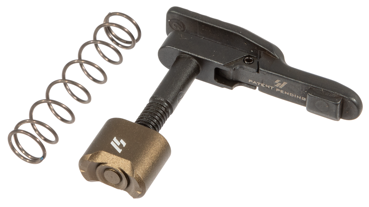 Strike Industries Ambidextrous Magazine Release – AR-15/M16 Mil-Spec, Flat Dark Earth (FDE) Aluminum